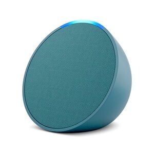 AMAZON ECHO POP RELEASED FULL SOUND COMPACT SPEAKER W/ ALEXA - TEAL (BRAND NEW)
